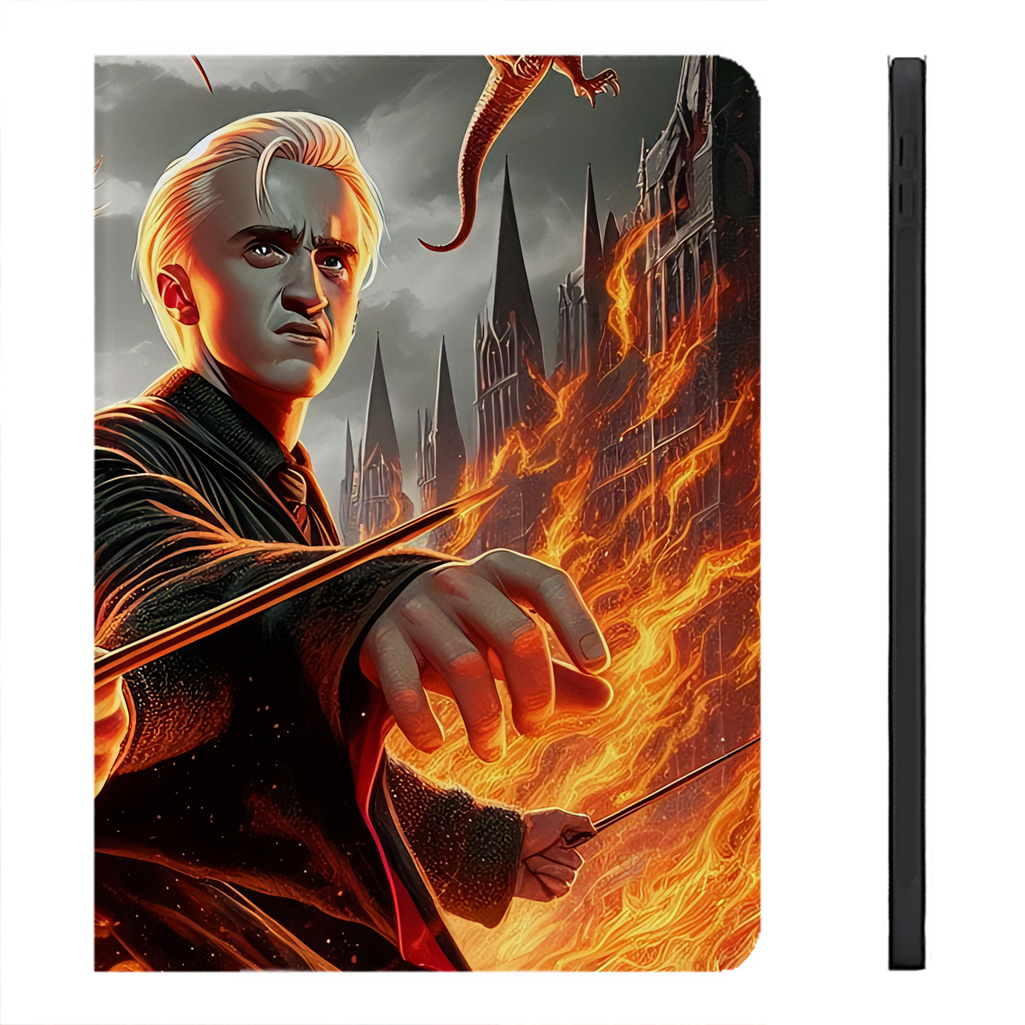（画像用） Harry Potter ハリー・ポッターシリーズ IPadケース ペンホルダー付き ブックスタイルデザイン